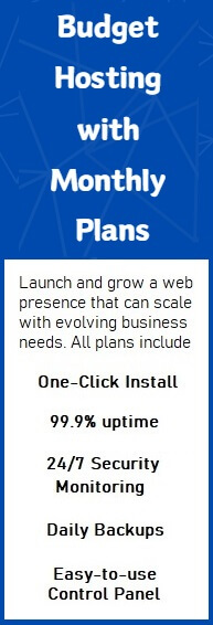 Budget Hosting with Monthly Plans