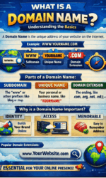 What is a Domain Name? | Domains | YouTube Shorts