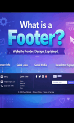 What is a Footer? l Website Development | YouTube Shorts......Click Here
